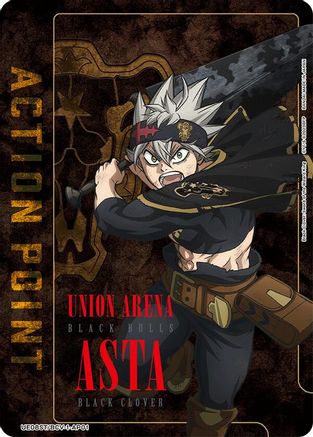 Action Point Card (UE08ST/BCV-1-AP01) [UE08ST: Black Clover Starter Deck] - Deck Out Gaming