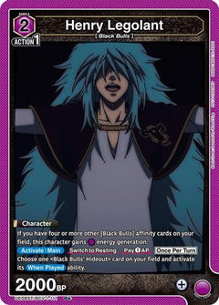 Henry Legolant (R*) (UE08ST/BCV-1-111) [UE08ST: Black Clover Starter Deck] Foil - Deck Out Gaming