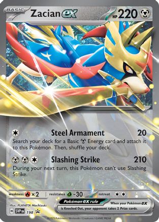 Zacian ex - 198 (198) [SV: Scarlet & Violet Promo Cards] Holofoil
