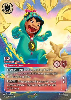 Lilo - Causing an Uproar (Enchanted) (217/204) [Reign of Jafar] Holofoil - Deck Out Gaming