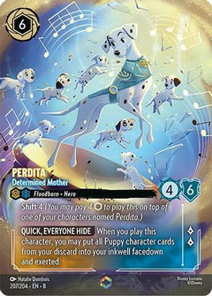 Perdita - Determined Mother (Enchanted) (207/204) [Reign of Jafar] Holofoil - Deck Out Gaming