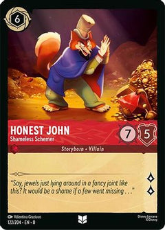 Honest John - Shameless Schemer (122/204) [Reign of Jafar] Cold Foil - Deck Out Gaming