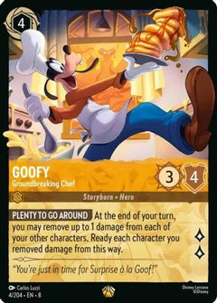 Goofy - Groundbreaking Chef (4/204) [Reign of Jafar] Cold Foil - Deck Out Gaming