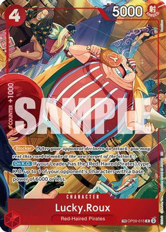 Lucky.Roux (TR) (OP09-015) [A Fist of Divine Speed] Foil - Deck Out Gaming