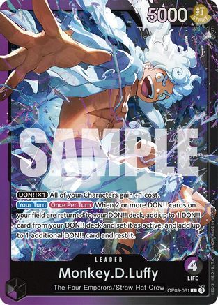 Monkey.D.Luffy (OP09-061) (OP09-061) [Starter Deck 26: PURPLE/BLACK Monkey.D.Luffy] Foil-1