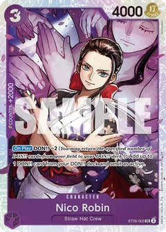 Nico Robin (ST26-003) [Starter Deck 26: PURPLE/BLACK Monkey.D.Luffy] Foil-1