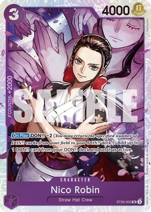 Nico Robin (ST26-003) [Starter Deck 26: PURPLE/BLACK Monkey.D.Luffy] Foil-1