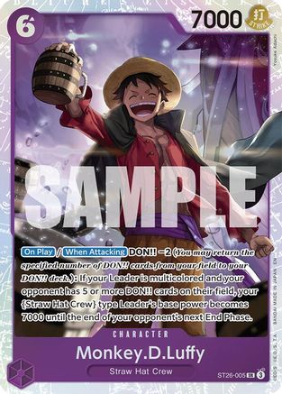 Monkey.D.Luffy (ST26-005) (ST26-005) [Starter Deck 26: PURPLE/BLACK Monkey.D.Luffy] Foil