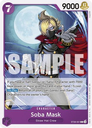 Soba Mask (ST26-001) [Starter Deck 26: PURPLE/BLACK Monkey.D.Luffy]-1