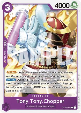 Tony Tony.Chopper (ST26-002) [Starter Deck 26: PURPLE/BLACK Monkey.D.Luffy]-1