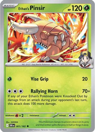 Ethan's Pinsir (1) [SV10: Destined Rivals] Reverse Holofoil - Deck Out Gaming