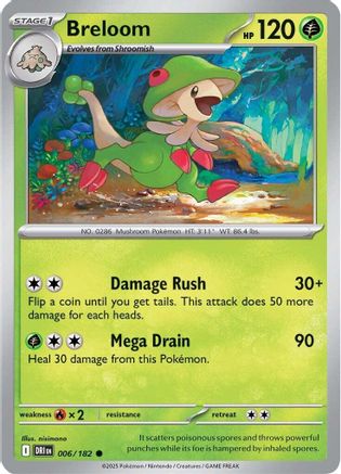 Breloom (6) [SV10: Destined Rivals] Reverse Holofoil - Deck Out Gaming