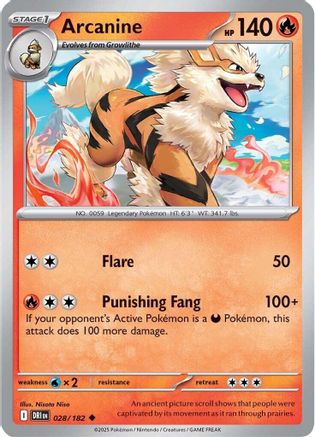 Arcanine (28) [SV10: Destined Rivals] - Deck Out Gaming