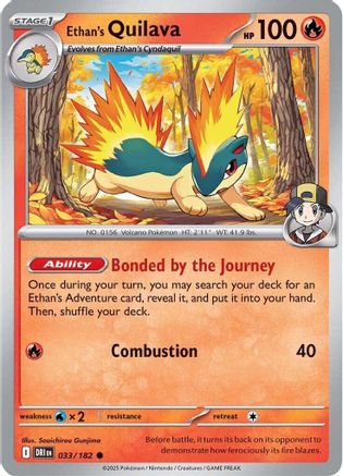 Ethan's Quilava (33) [SV10: Destined Rivals] - Deck Out Gaming