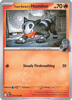 Team Rocket's Houndour (37) [SV10: Destined Rivals] Reverse Holofoil - Deck Out Gaming
