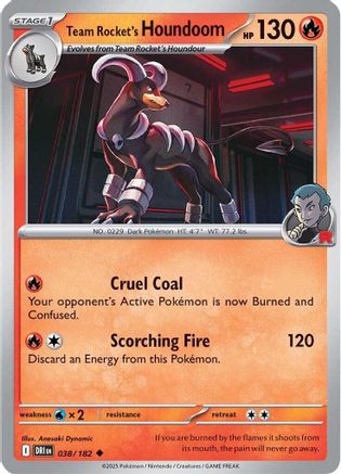 Team Rocket's Houndoom - 038/182 (38) [SV10: Destined Rivals] - Deck Out Gaming