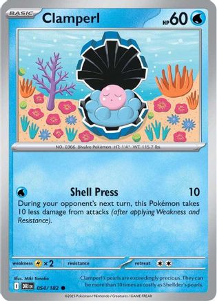 Clamperl - 054/182 (54) [SV10: Destined Rivals] Reverse Holofoil - Deck Out Gaming