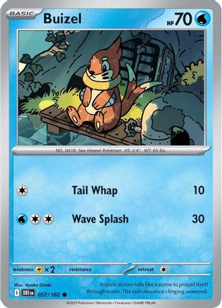 Buizel (57) [SV10: Destined Rivals] Reverse Holofoil - Deck Out Gaming