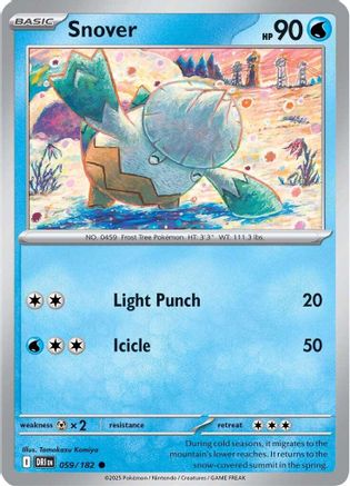 Snover (59) [SV10: Destined Rivals] Reverse Holofoil - Deck Out Gaming