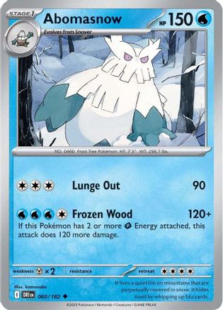 Abomasnow (60) [SV10: Destined Rivals] - Deck Out Gaming