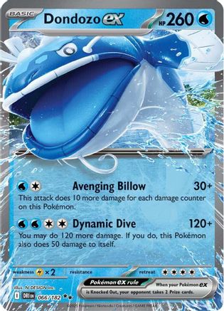 Dondozo ex - 066/182 (66) [SV10: Destined Rivals] Holofoil - Deck Out Gaming