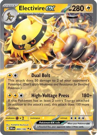 Electivire ex - 069/182 (69) [SV10: Destined Rivals] Holofoil - Deck Out Gaming