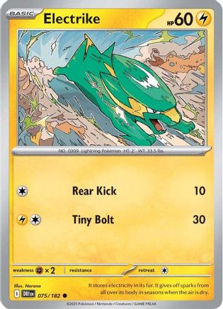 Electrike - 075/182 (75) [SV10: Destined Rivals] Reverse Holofoil - Deck Out Gaming