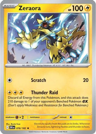 Zeraora (78) [SV10: Destined Rivals] Holofoil - Deck Out Gaming