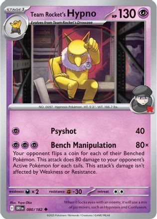 Team Rocket's Hypno (80) [SV10: Destined Rivals] - Deck Out Gaming