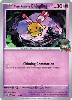 Team Rocket's Chingling (85) [SV10: Destined Rivals] Reverse Holofoil - Deck Out Gaming