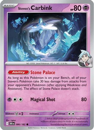 Steven's Carbink (86) [SV10: Destined Rivals] Reverse Holofoil - Deck Out Gaming