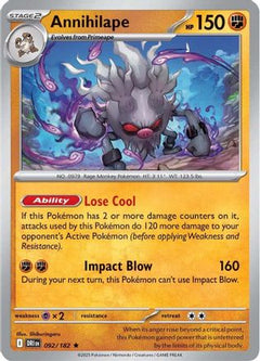 Annihilape (92) [SV10: Destined Rivals] Reverse Holofoil - Deck Out Gaming