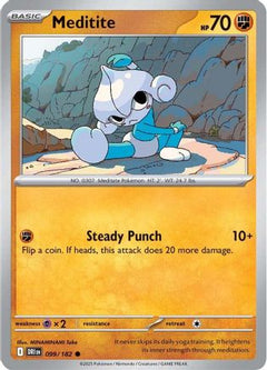 Meditite (99) [SV10: Destined Rivals] Reverse Holofoil - Deck Out Gaming