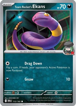 Team Rocket's Ekans (112) [SV10: Destined Rivals] - Deck Out Gaming