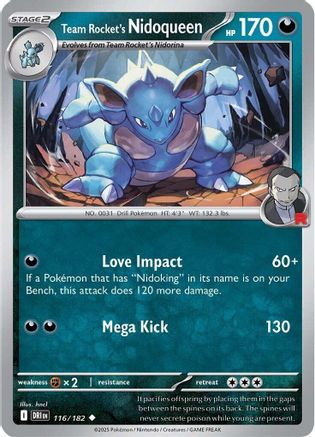 Team Rocket's Nidoqueen (116) [SV10: Destined Rivals] - Deck Out Gaming