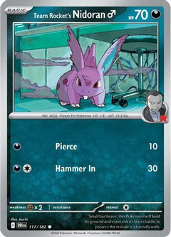 Team Rocket's Nidoran M (117) [SV10: Destined Rivals] - Deck Out Gaming