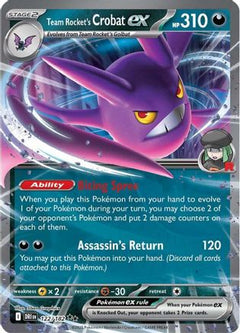 Team Rocket's Crobat ex - 122/182 (122) [SV10: Destined Rivals] Holofoil - Deck Out Gaming