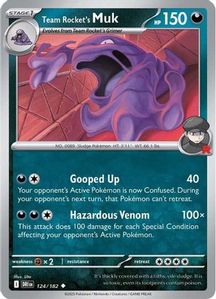 Team Rocket's Muk (124) [SV10: Destined Rivals] - Deck Out Gaming