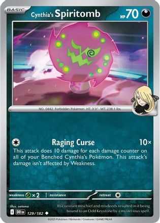 Cynthia's Spiritomb (129) [SV10: Destined Rivals] - Deck Out Gaming