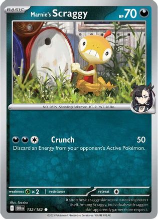 Marnie's Scraggy (132) [SV10: Destined Rivals] Reverse Holofoil - Deck Out Gaming