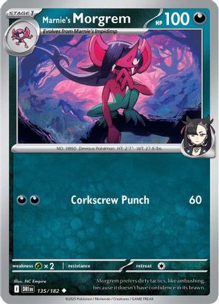 Marnie's Morgrem (135) [SV10: Destined Rivals] Reverse Holofoil - Deck Out Gaming