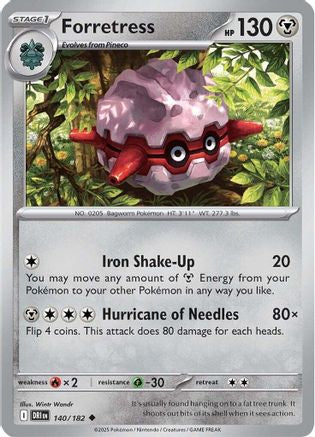 Forretress (140) [SV10: Destined Rivals] Reverse Holofoil - Deck Out Gaming