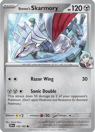 Steven's Skarmory (142) [SV10: Destined Rivals] - Deck Out Gaming