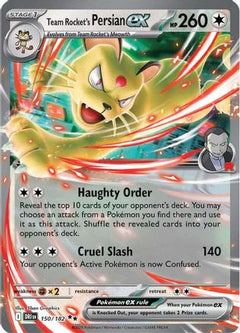 Team Rocket's Persian ex - 150/182 (150) [SV10: Destined Rivals] Holofoil - Deck Out Gaming