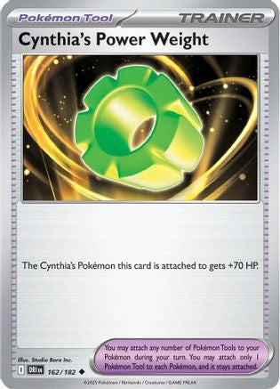 Cynthia's Power Weight (162) [SV10: Destined Rivals] - Deck Out Gaming