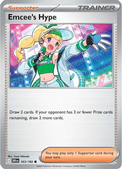 Emcee's Hype - 163/182 (163) [SV10: Destined Rivals] Reverse Holofoil - Deck Out Gaming