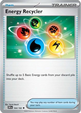 Energy Recycler (164) [SV10: Destined Rivals] Reverse Holofoil - Deck Out Gaming