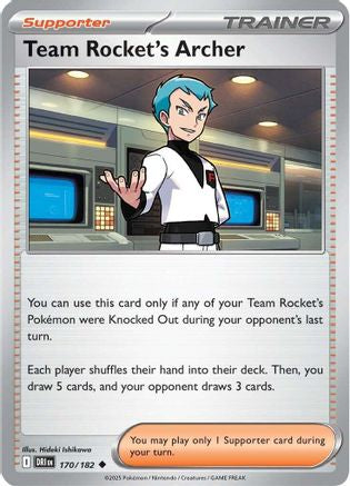 Team Rocket's Archer - 170/182 (170) [SV10: Destined Rivals] - Deck Out Gaming