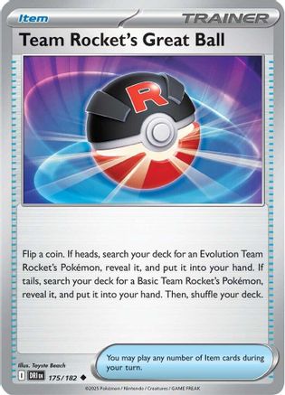 Team Rocket's Great Ball (175) [SV10: Destined Rivals] - Deck Out Gaming