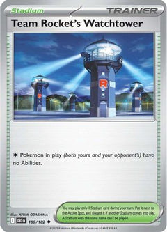 Team Rocket's Watchtower (180) [SV10: Destined Rivals] Reverse Holofoil - Deck Out Gaming